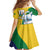 Personalized Saint Vincent and the Grenadines Sailing Family Matching Short Sleeve Bodycon Dress and Hawaiian Shirt Caribbean Sailing