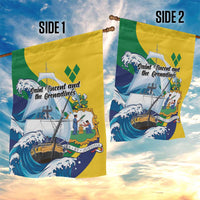 Saint Vincent and the Grenadines Sailing Garden Flag Caribbean Sailing