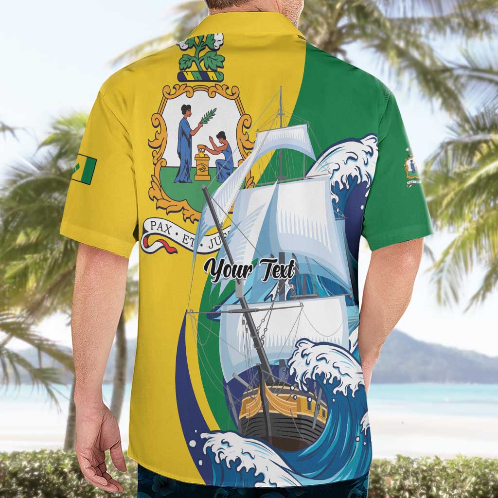 Personalized Saint Vincent and the Grenadines Sailing Hawaiian Shirt Caribbean Sailing