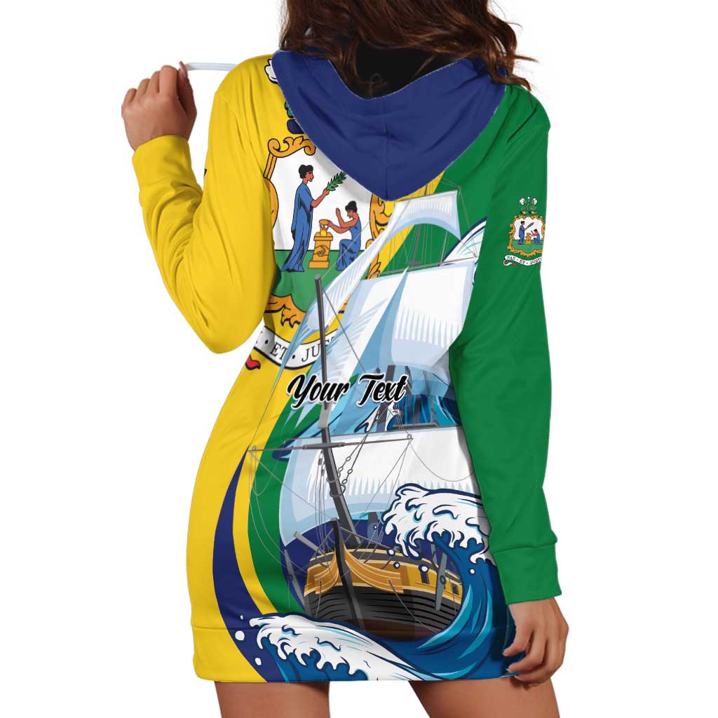 Personalized Saint Vincent and the Grenadines Sailing Hoodie Dress Caribbean Sailing