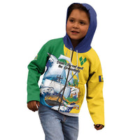 Personalized Saint Vincent and the Grenadines Sailing Kid Hoodie Caribbean Sailing