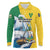 Personalized Saint Vincent and the Grenadines Sailing Long Sleeve Polo Shirt Caribbean Sailing