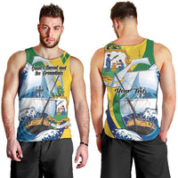 Personalized Saint Vincent and the Grenadines Sailing Men Tank Top Caribbean Sailing