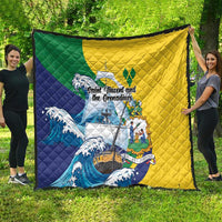 Saint Vincent and the Grenadines Sailing Quilt Caribbean Sailing