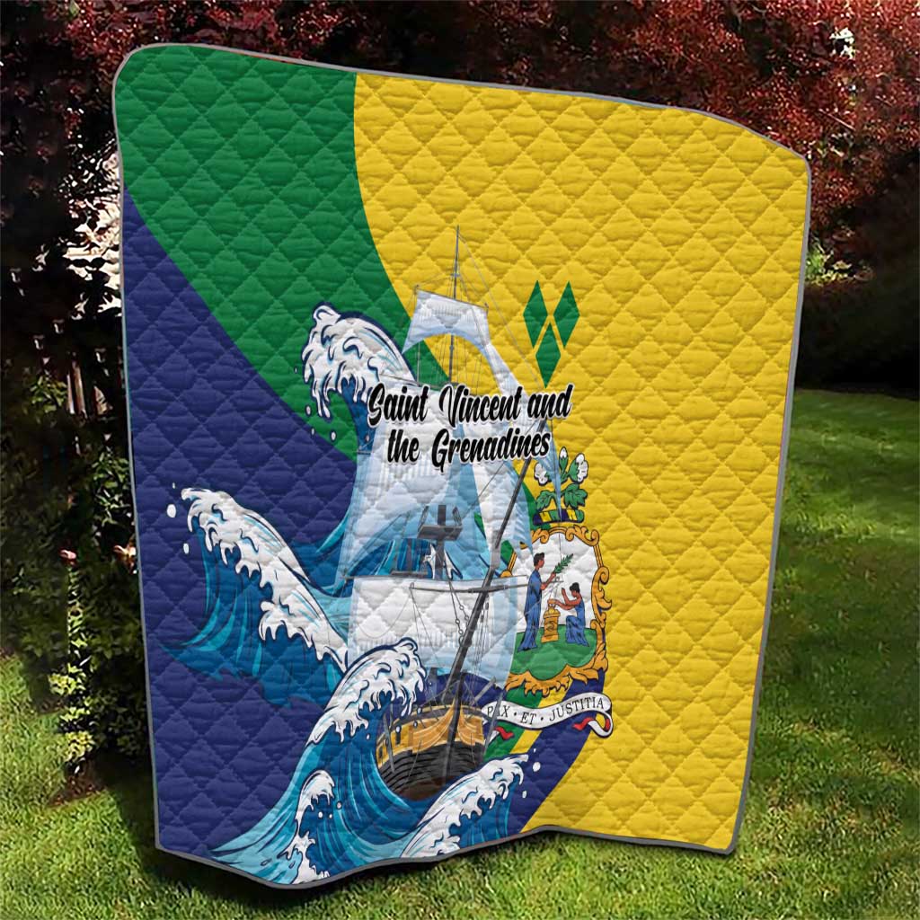Saint Vincent and the Grenadines Sailing Quilt Caribbean Sailing