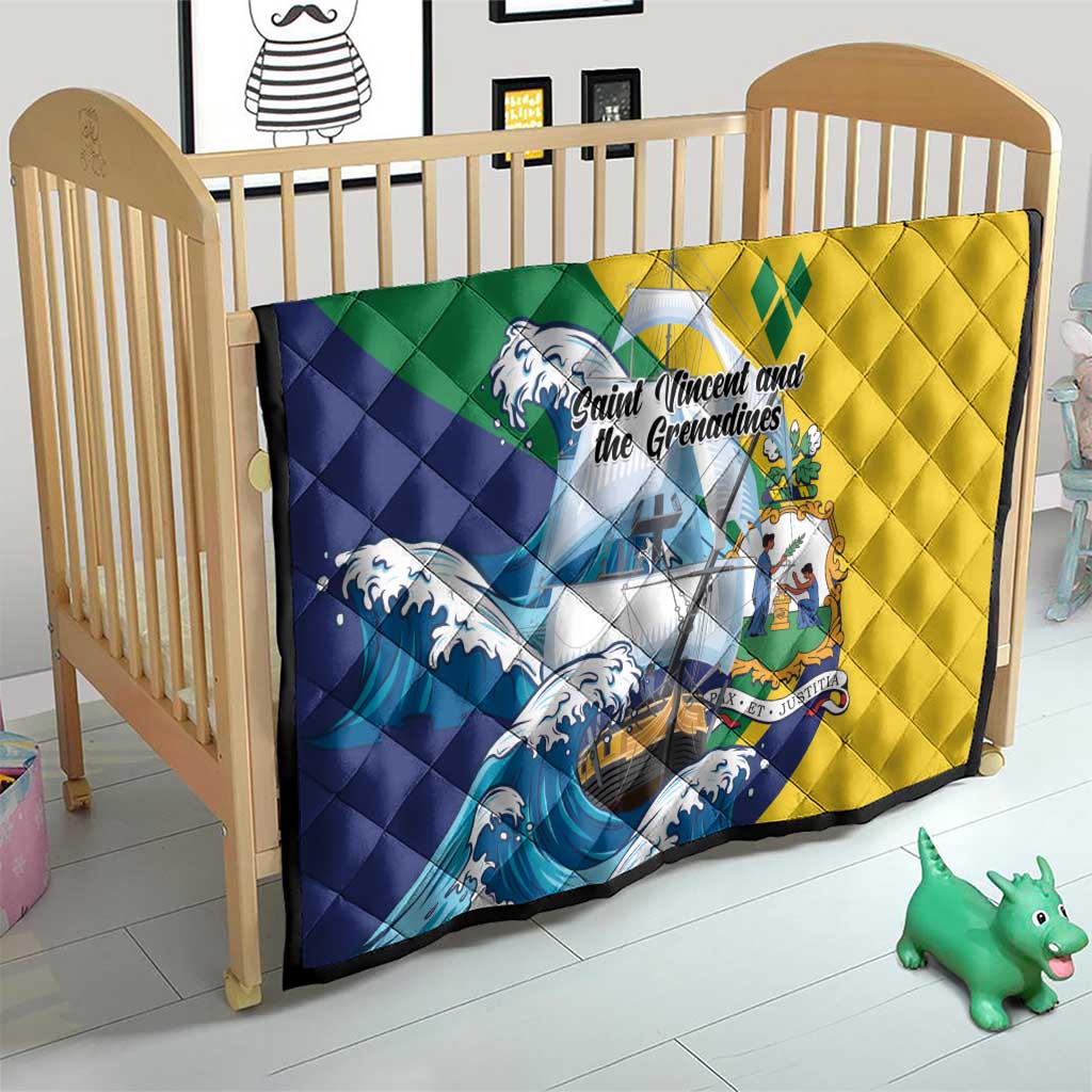 Saint Vincent and the Grenadines Sailing Quilt Caribbean Sailing