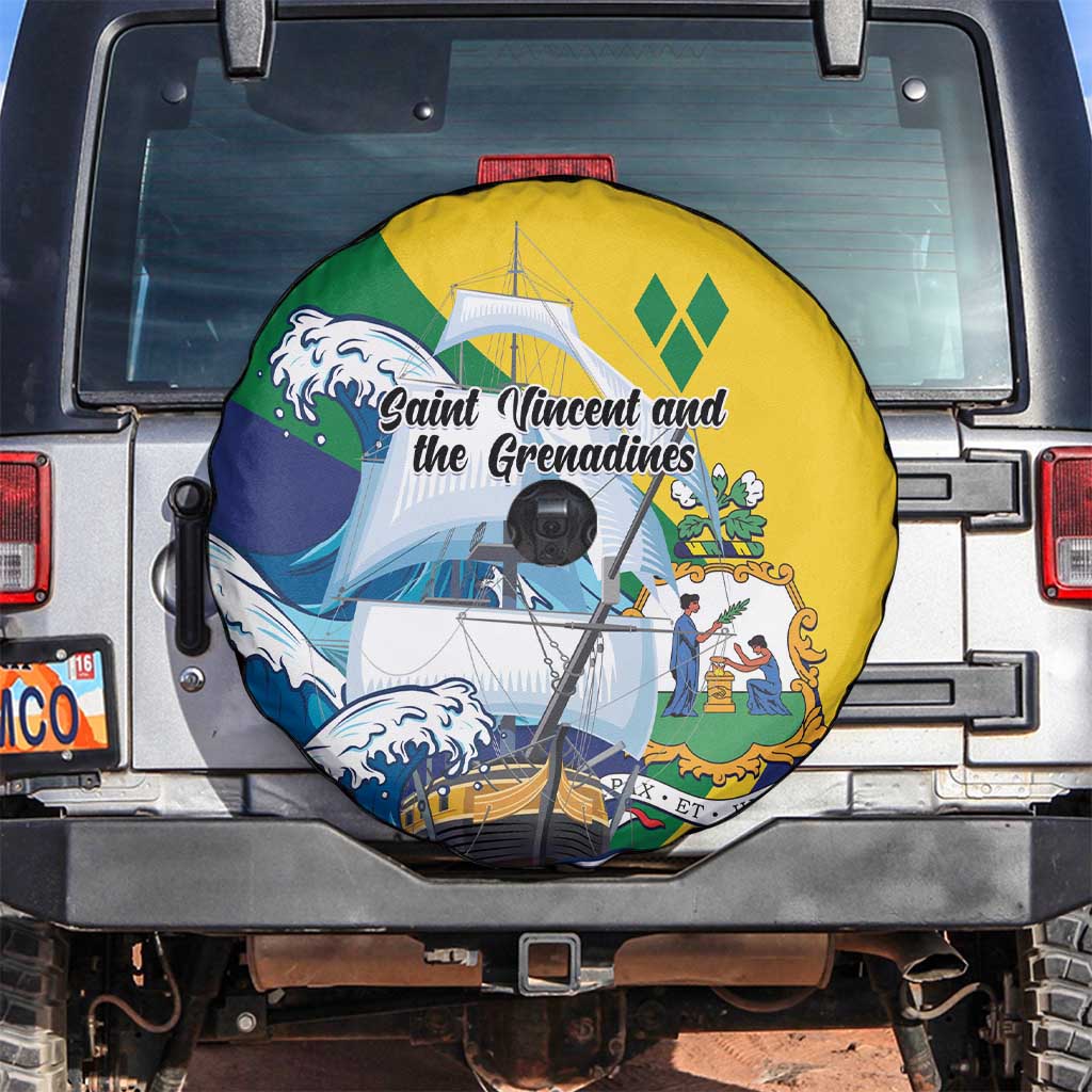 Saint Vincent and the Grenadines Sailing Spare Tire Cover Caribbean Sailing