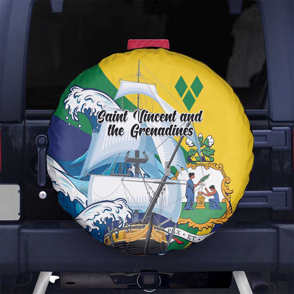 Saint Vincent and the Grenadines Sailing Spare Tire Cover Caribbean Sailing