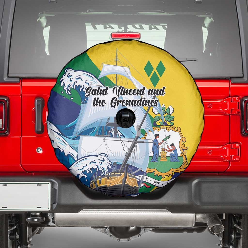 Saint Vincent and the Grenadines Sailing Spare Tire Cover Caribbean Sailing