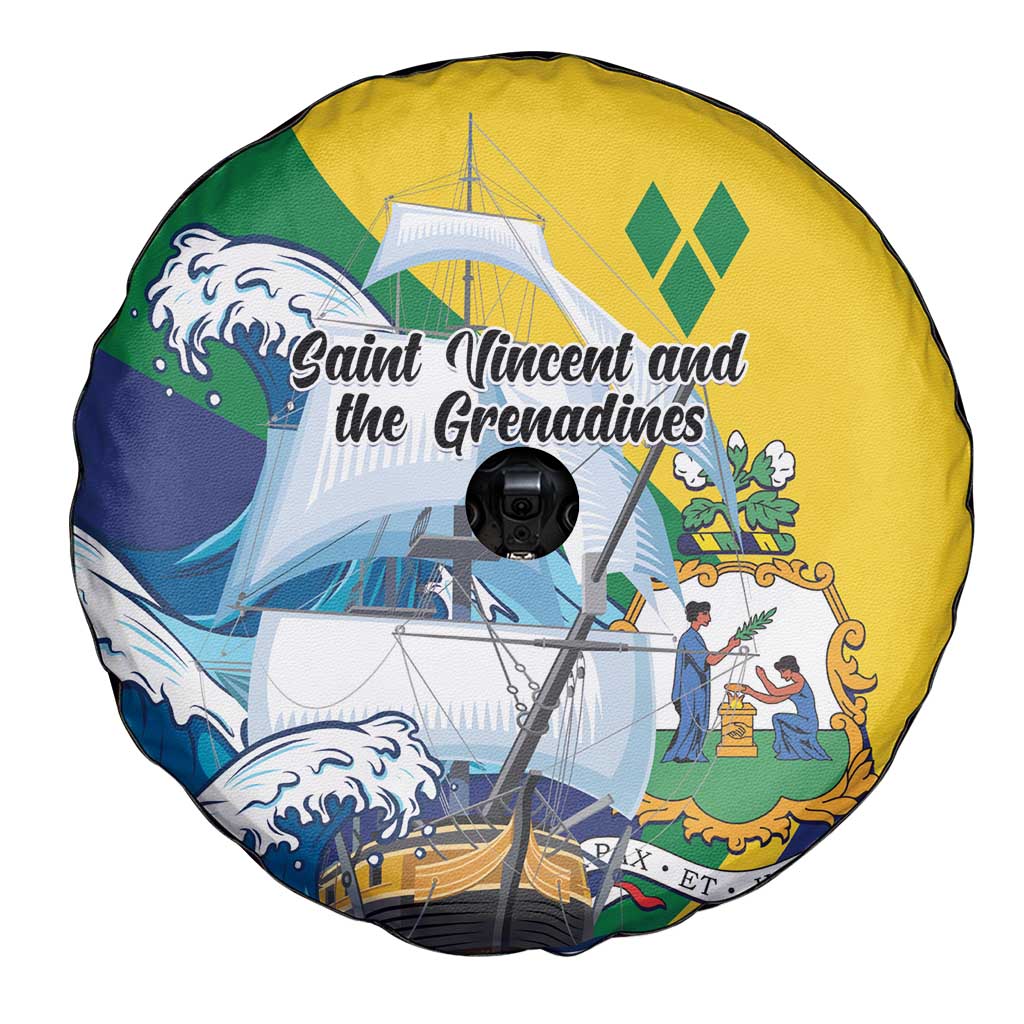 Saint Vincent and the Grenadines Sailing Spare Tire Cover Caribbean Sailing