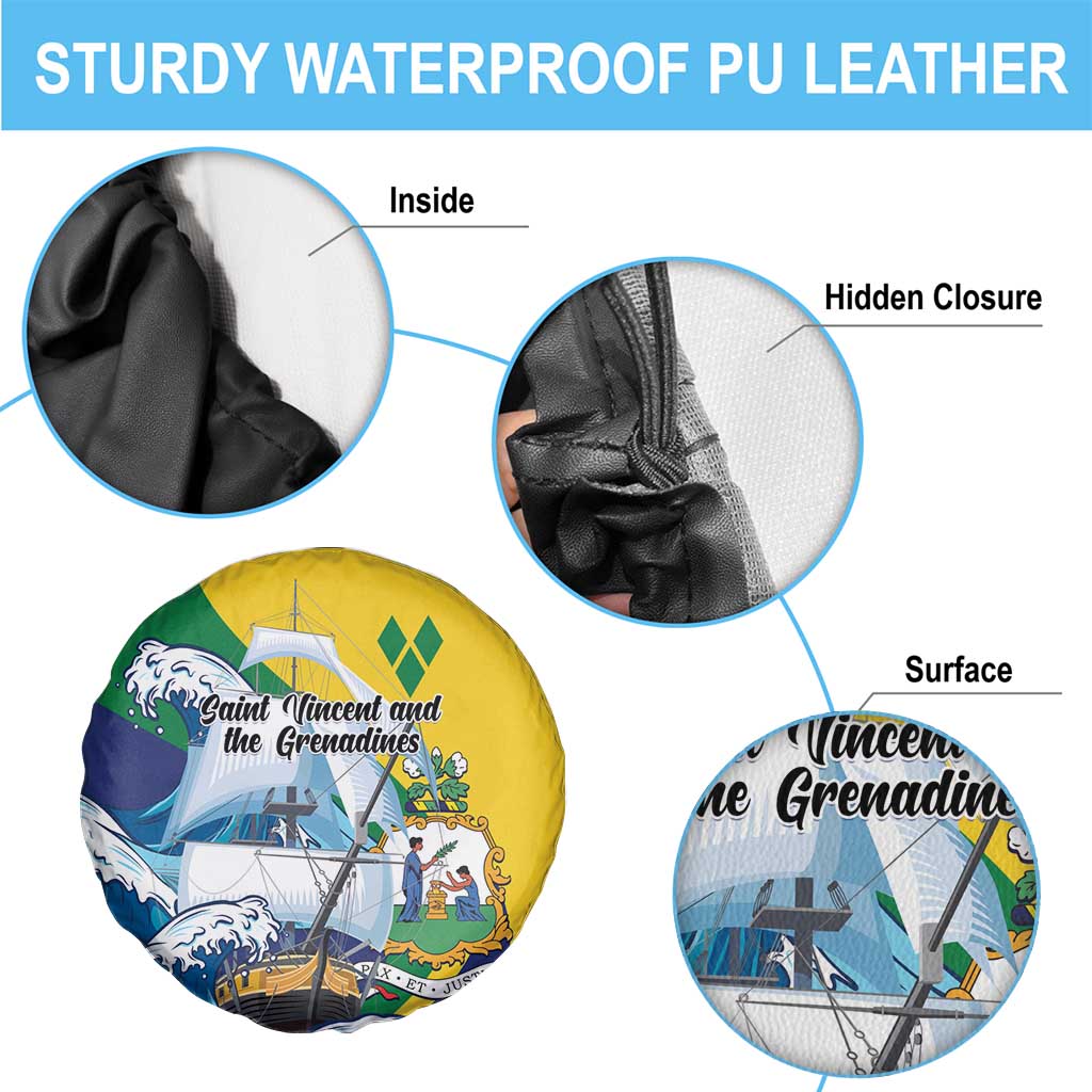 Saint Vincent and the Grenadines Sailing Spare Tire Cover Caribbean Sailing