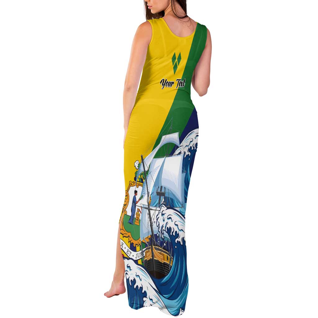 Personalized Saint Vincent and the Grenadines Sailing Tank Maxi Dress Caribbean Sailing
