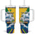 Personalized Saint Vincent and the Grenadines Sailing Tumbler With Handle Caribbean Sailing