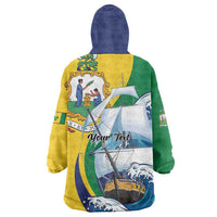Personalized Saint Vincent and the Grenadines Sailing Wearable Blanket Hoodie Caribbean Sailing