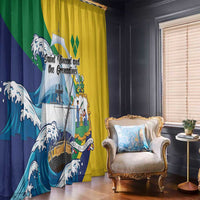 Saint Vincent and the Grenadines Sailing Window Curtain Caribbean Sailing