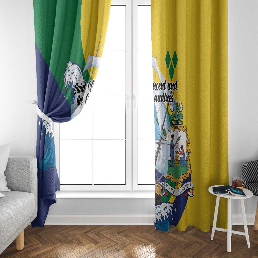 Saint Vincent and the Grenadines Sailing Window Curtain Caribbean Sailing