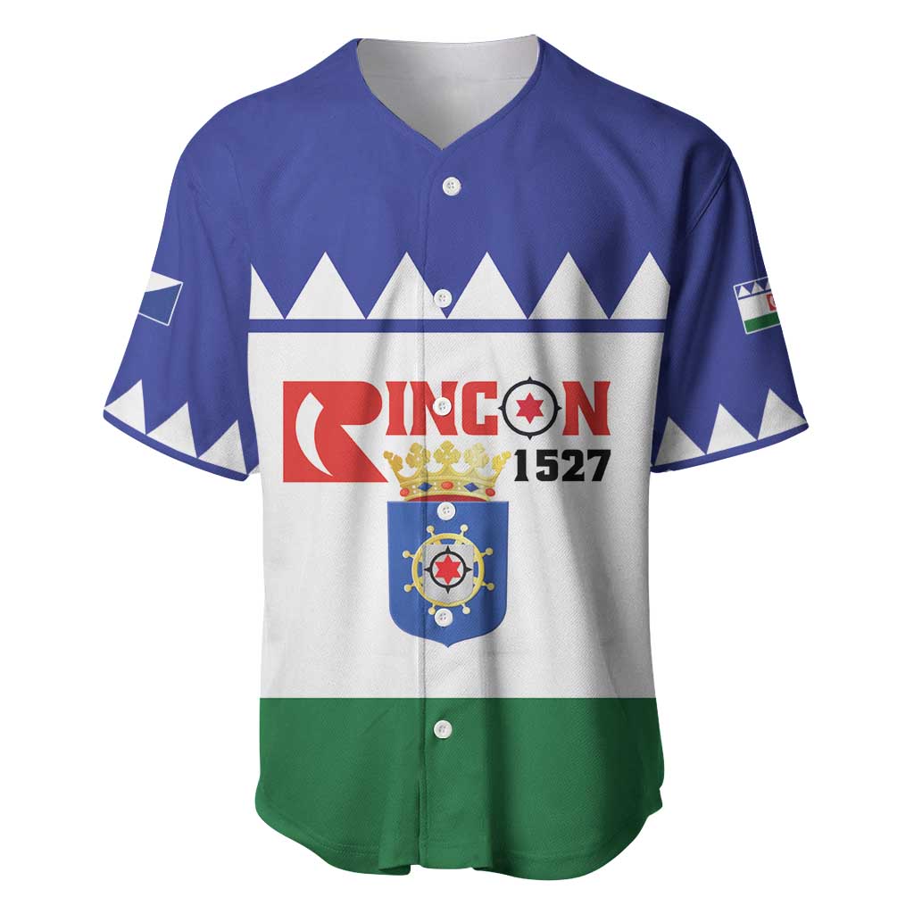 Personalised Bonaire Rincon Baseball Jersey Flag Stylized