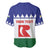 Personalised Bonaire Rincon Baseball Jersey Flag Stylized