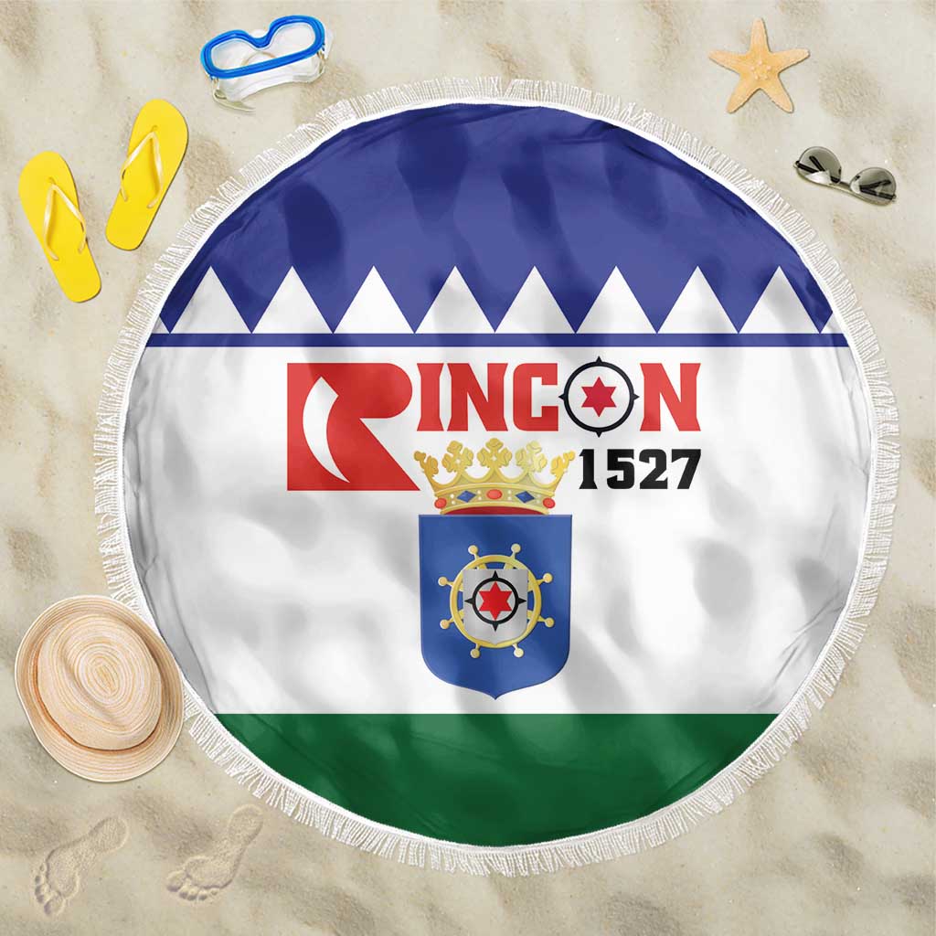 Bonaire Rincon Beach Blanket Flag Stylized