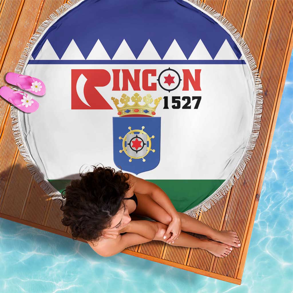 Bonaire Rincon Beach Blanket Flag Stylized