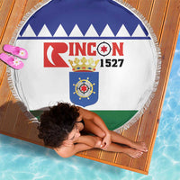 Bonaire Rincon Beach Blanket Flag Stylized
