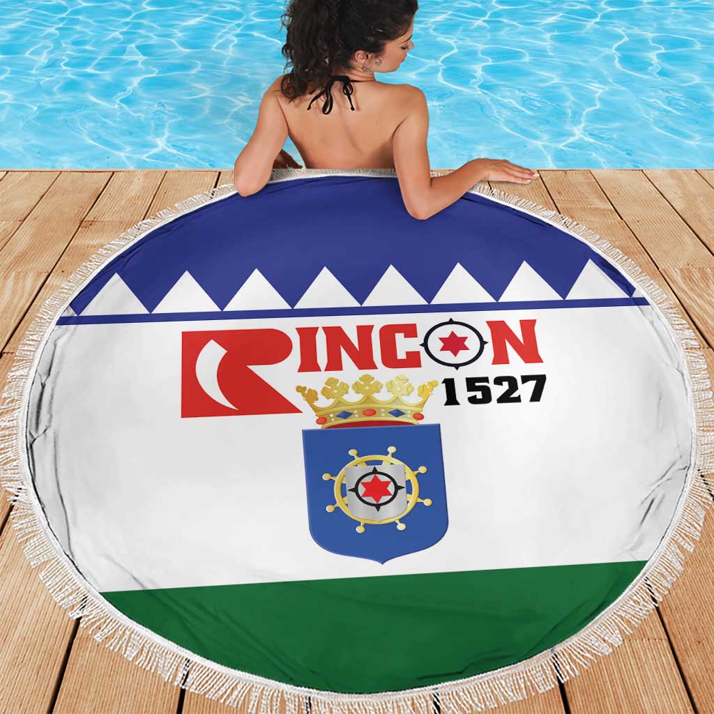 Bonaire Rincon Beach Blanket Flag Stylized