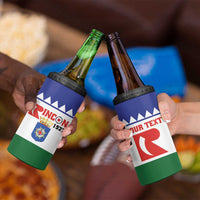 Personalised Bonaire Rincon 4 in 1 Can Cooler Tumbler Flag Stylized