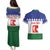 Personalised Bonaire Rincon Couples Matching Puletasi and Hawaiian Shirt Flag Stylized