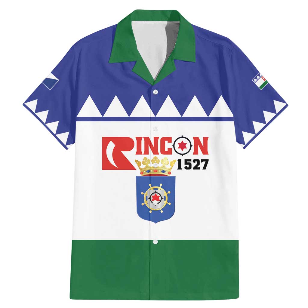 Personalised Bonaire Rincon Family Matching Mermaid Dress and Hawaiian Shirt Flag Stylized