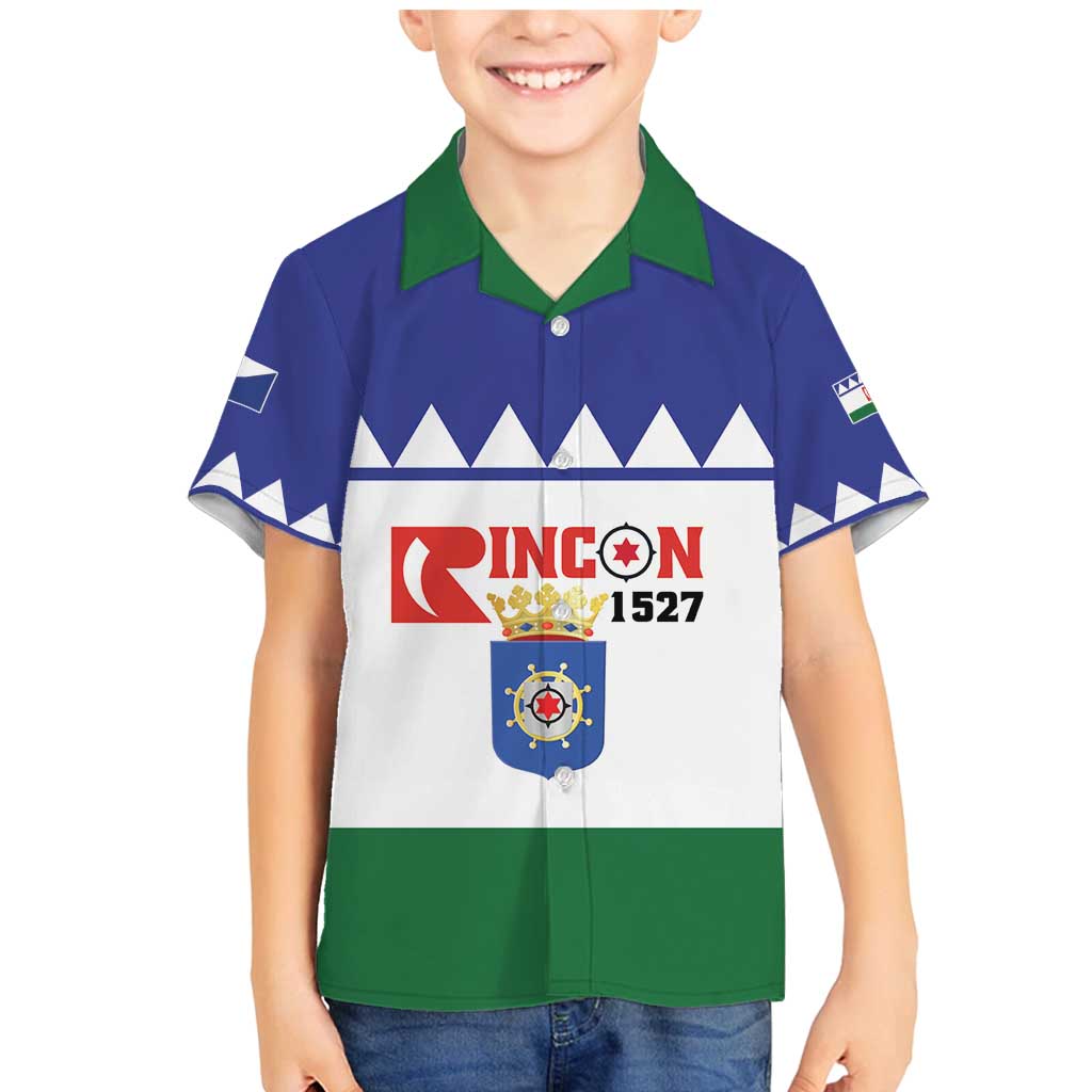 Personalised Bonaire Rincon Family Matching Mermaid Dress and Hawaiian Shirt Flag Stylized