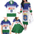 Personalised Bonaire Rincon Family Matching Off The Shoulder Long Sleeve Dress and Hawaiian Shirt Flag Stylized