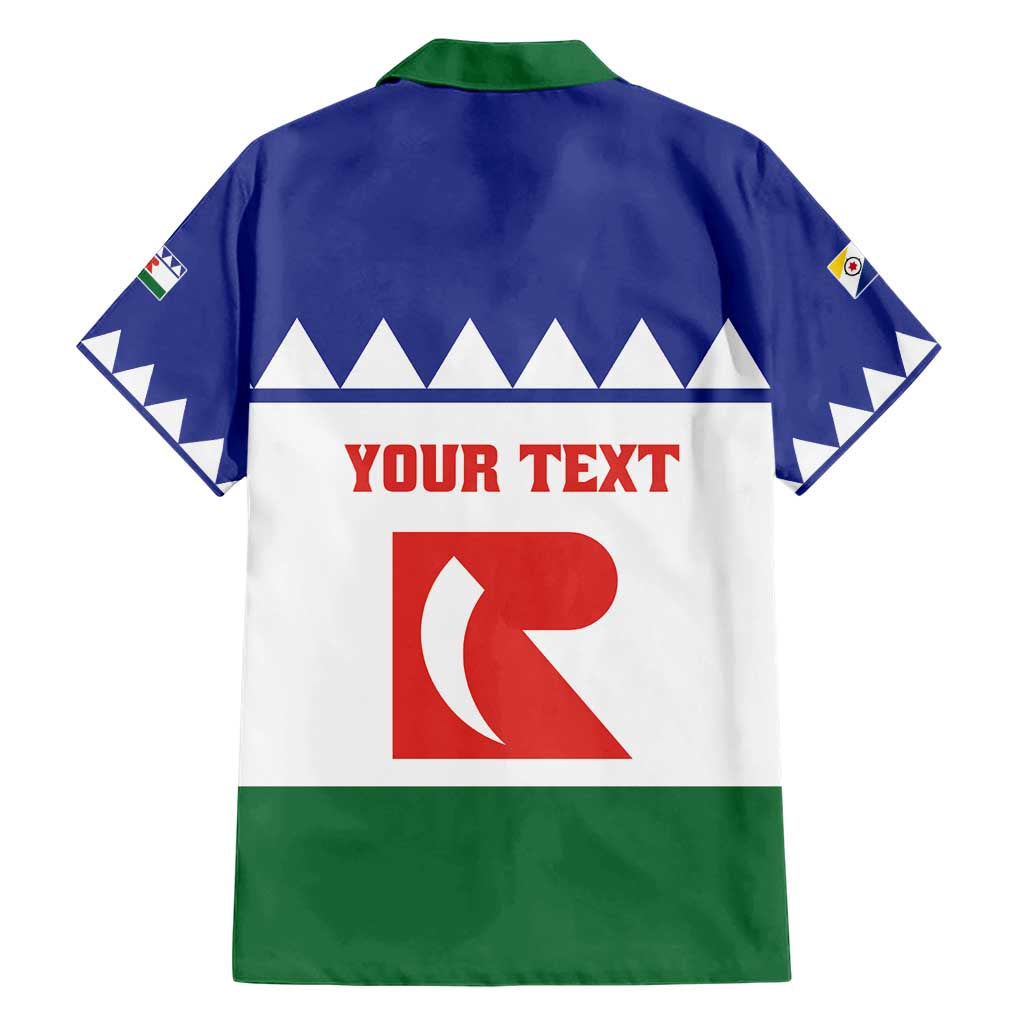 Personalised Bonaire Rincon Family Matching Short Sleeve Bodycon Dress and Hawaiian Shirt Flag Stylized