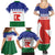 Personalised Bonaire Rincon Family Matching Summer Maxi Dress and Hawaiian Shirt Flag Stylized