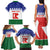 Personalised Bonaire Rincon Family Matching Tank Maxi Dress and Hawaiian Shirt Flag Stylized