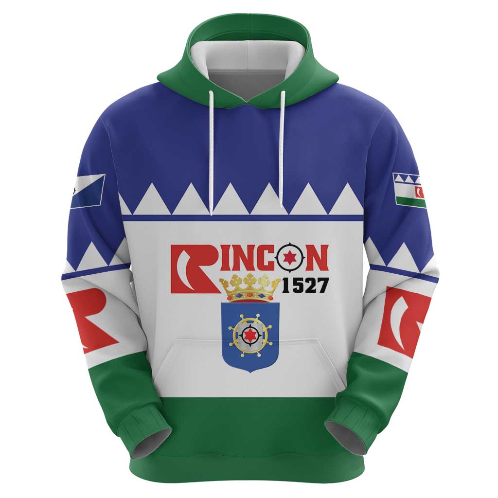 Personalised Bonaire Rincon Hoodie Flag Stylized