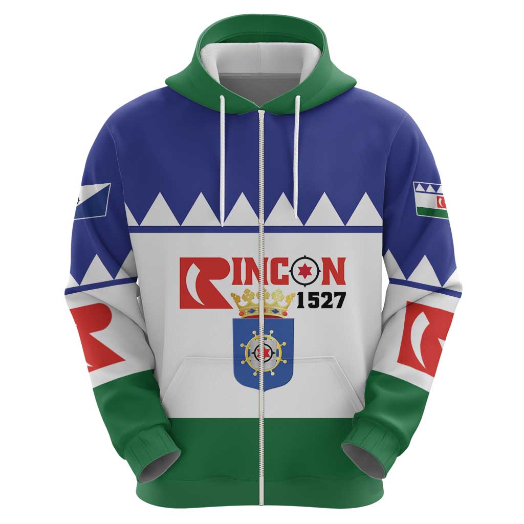 Personalised Bonaire Rincon Hoodie Flag Stylized