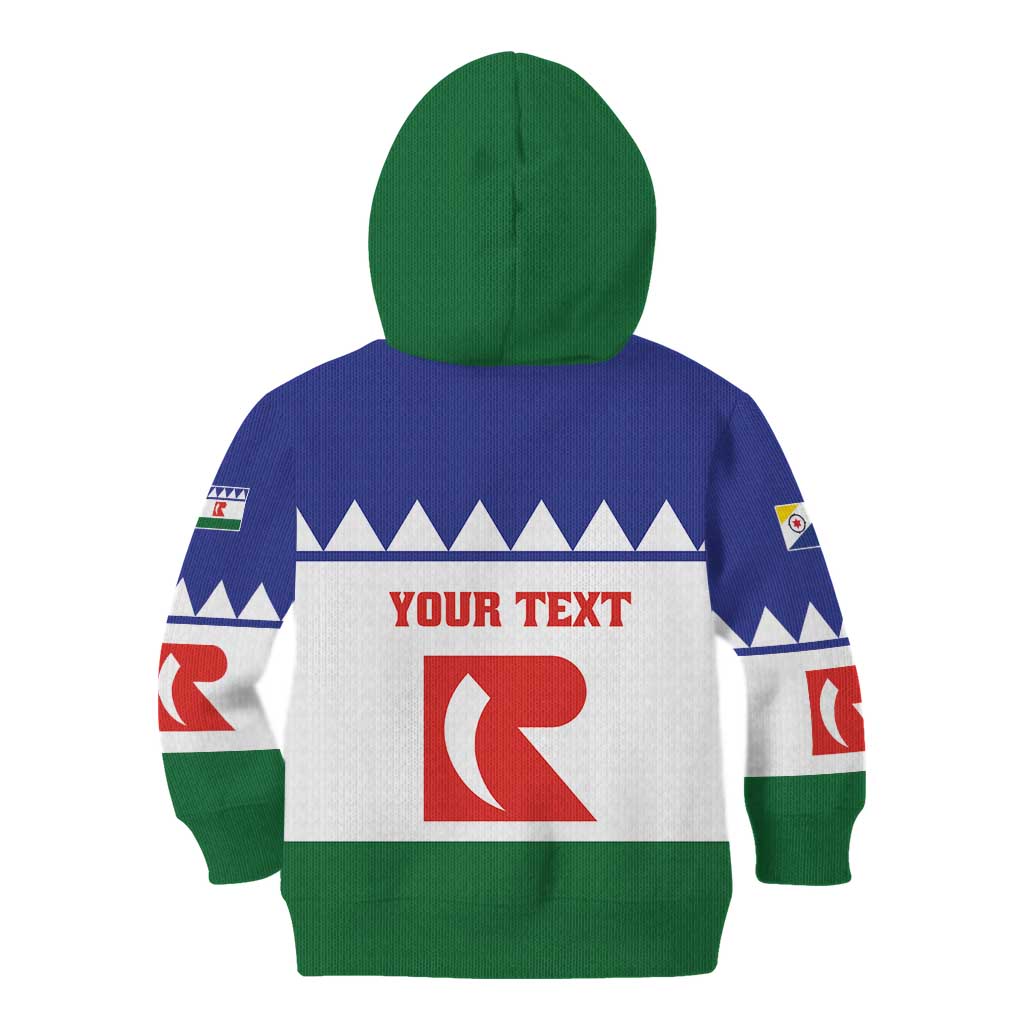Personalised Bonaire Rincon Kid Hoodie Flag Stylized