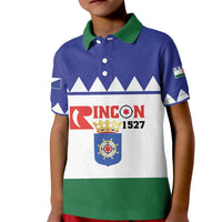 Personalised Bonaire Rincon Kid Polo Shirt Flag Stylized