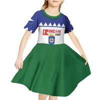 Personalised Bonaire Rincon Kid Short Sleeve Dress Flag Stylized