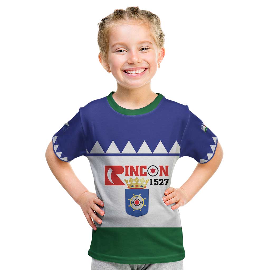 Personalised Bonaire Rincon Kid T Shirt Flag Stylized