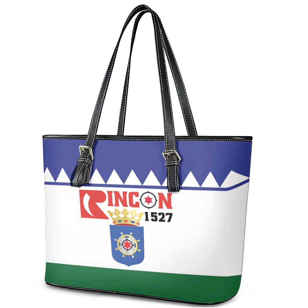 Bonaire Rincon Leather Tote Bag Flag Stylized