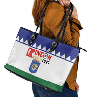 Bonaire Rincon Leather Tote Bag Flag Stylized