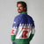 Personalised Bonaire Rincon Long Sleeve Polo Shirt Flag Stylized
