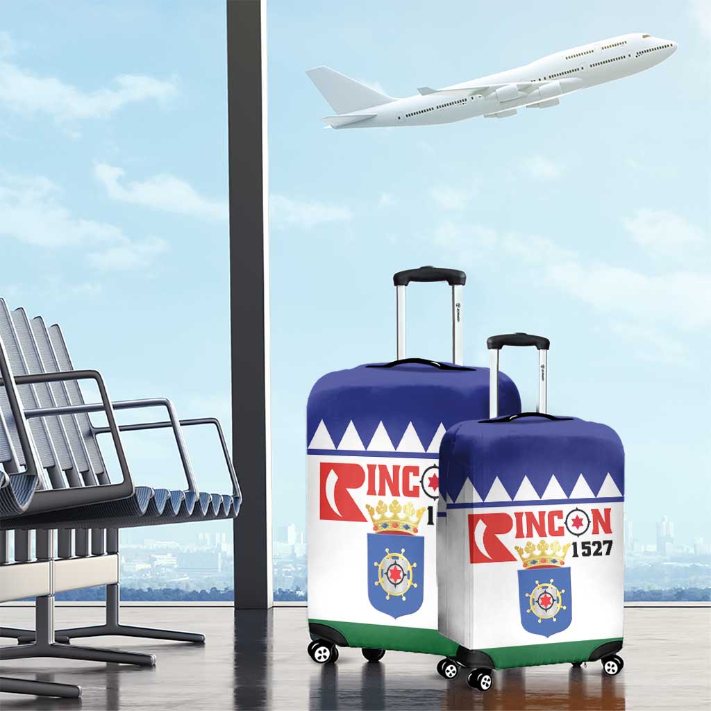 Bonaire Rincon Luggage Cover Flag Stylized