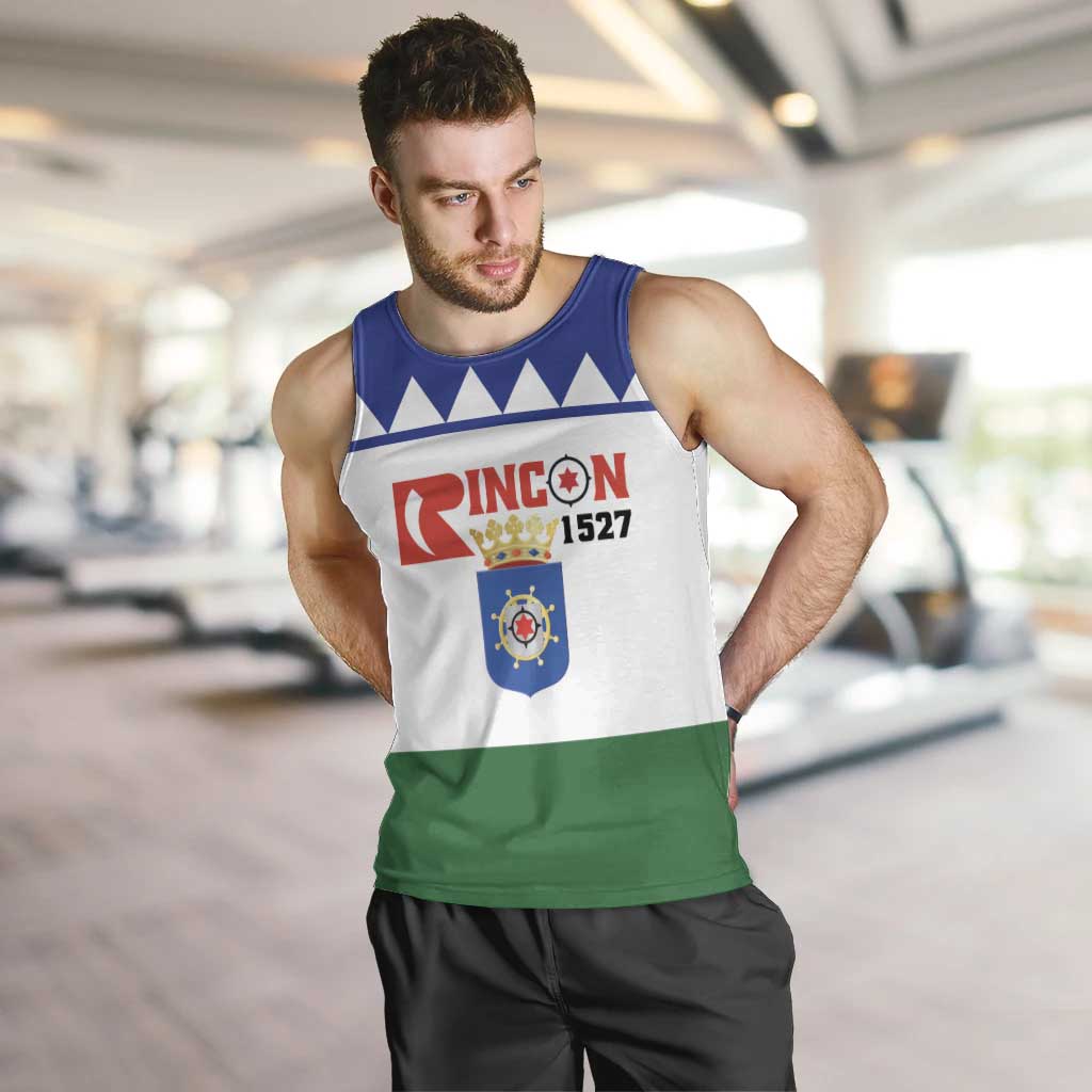 Personalised Bonaire Rincon Men Tank Top Flag Stylized