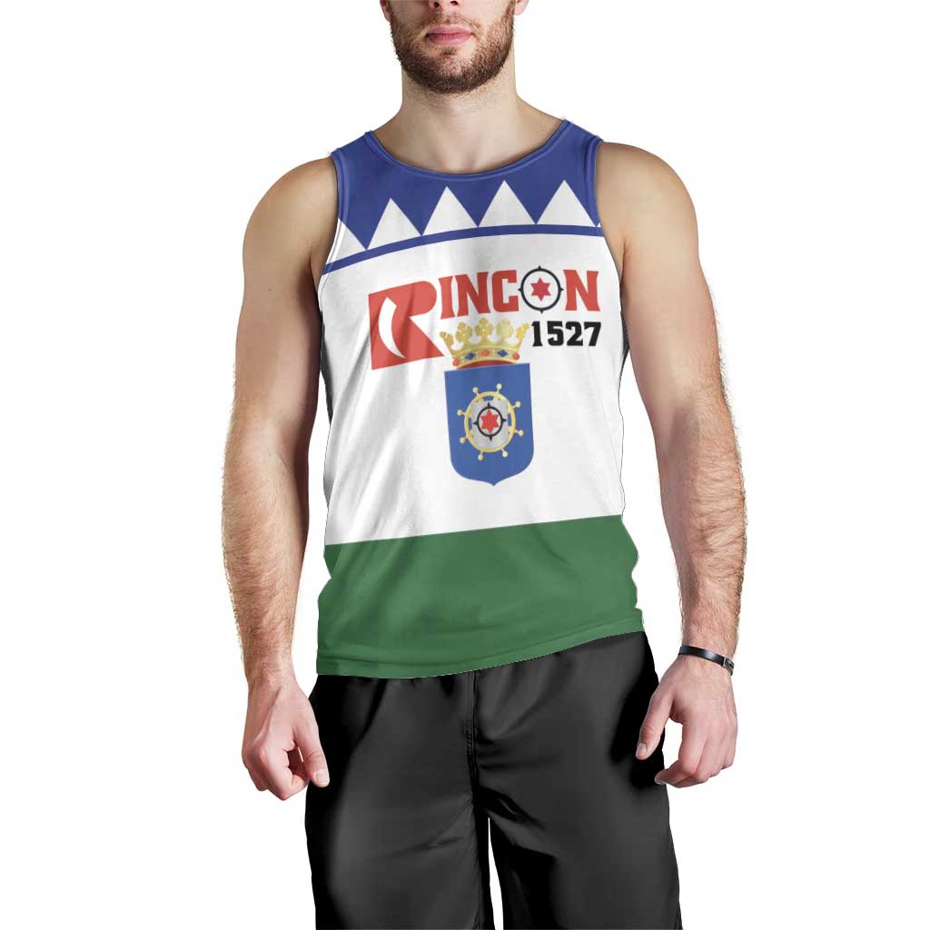 Personalised Bonaire Rincon Men Tank Top Flag Stylized