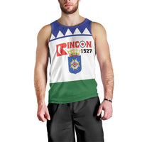 Personalised Bonaire Rincon Men Tank Top Flag Stylized