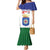 Personalised Bonaire Rincon Mermaid Dress Flag Stylized