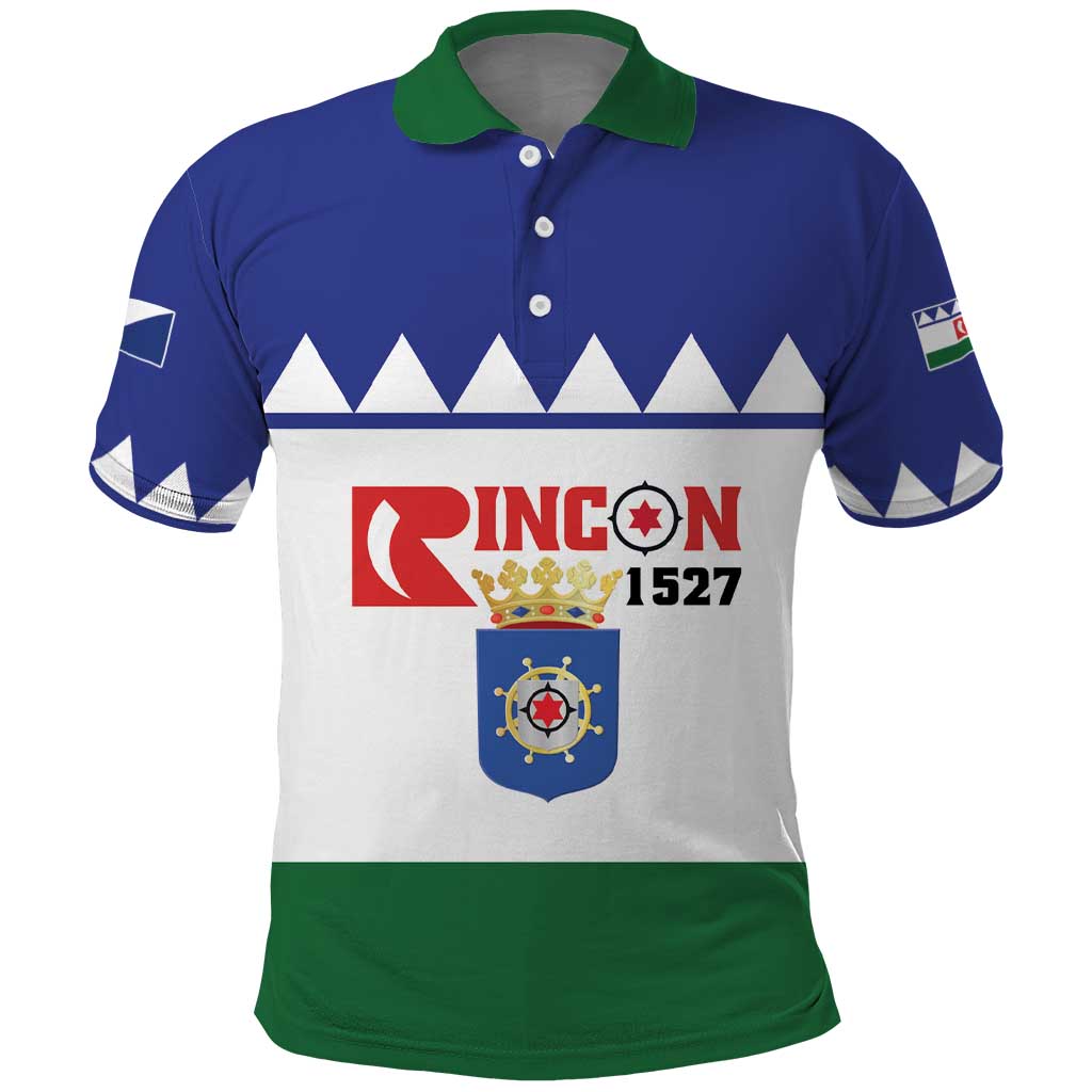 Personalised Bonaire Rincon Polo Shirt Flag Stylized