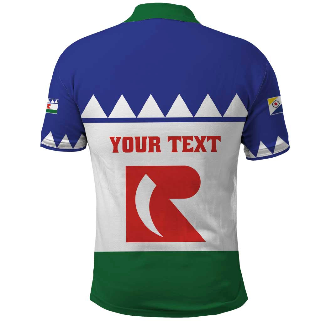 Personalised Bonaire Rincon Polo Shirt Flag Stylized